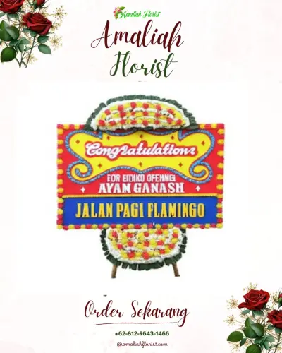 Bunga Papan Congratulation di Grand Kawanua International City (gkic)
